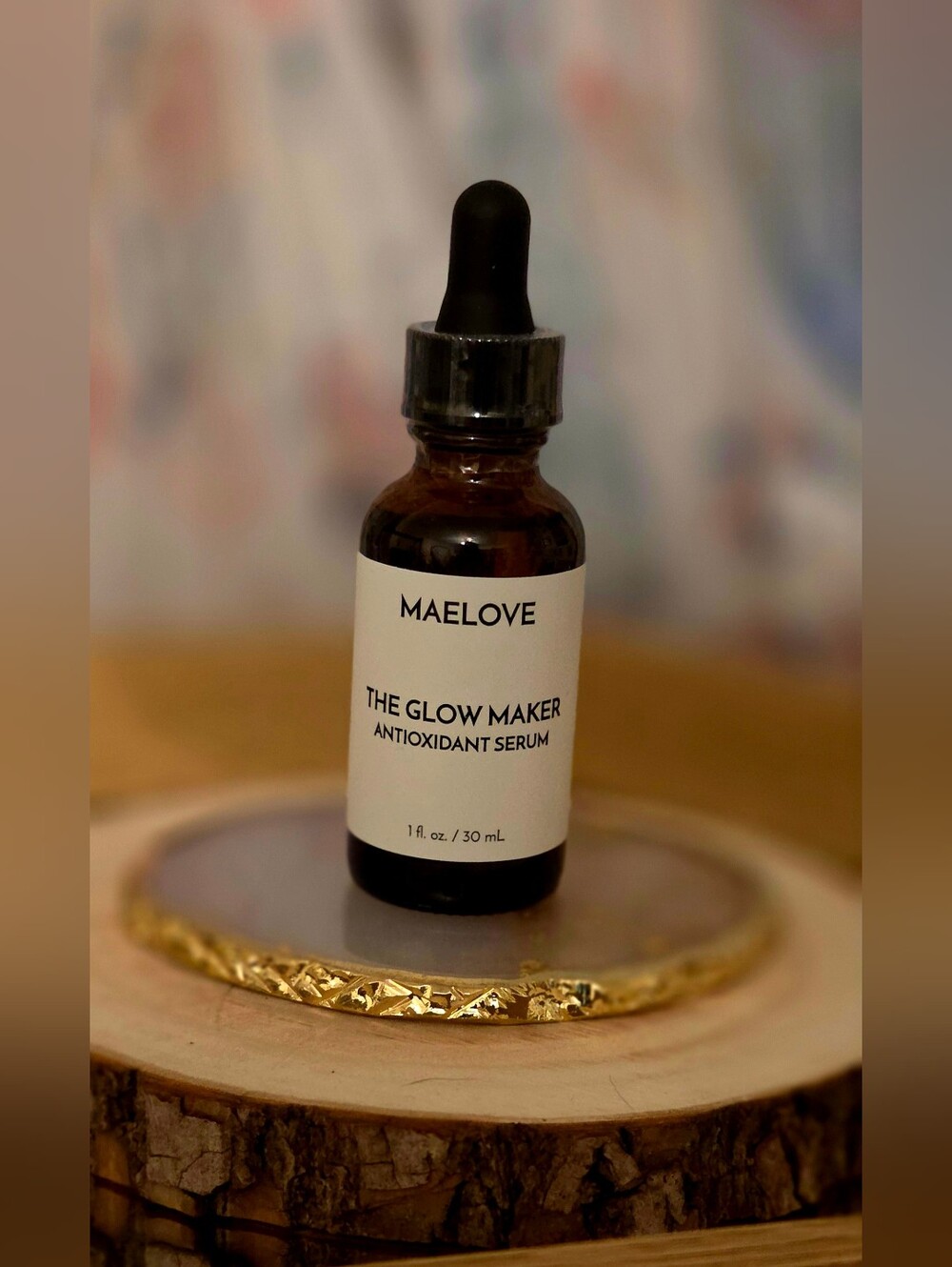 Maelove The Glow Maker Antioxidant Serum — White & Brown Bottle